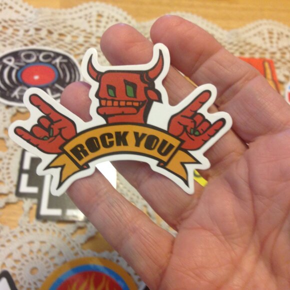 Rock Music Stickers for cellphones, computers, laptops, lockers, hyroflask - Picture 5 of 6